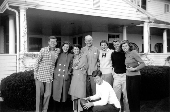 kennedy family pictures. The Kennedy family in 1948,
